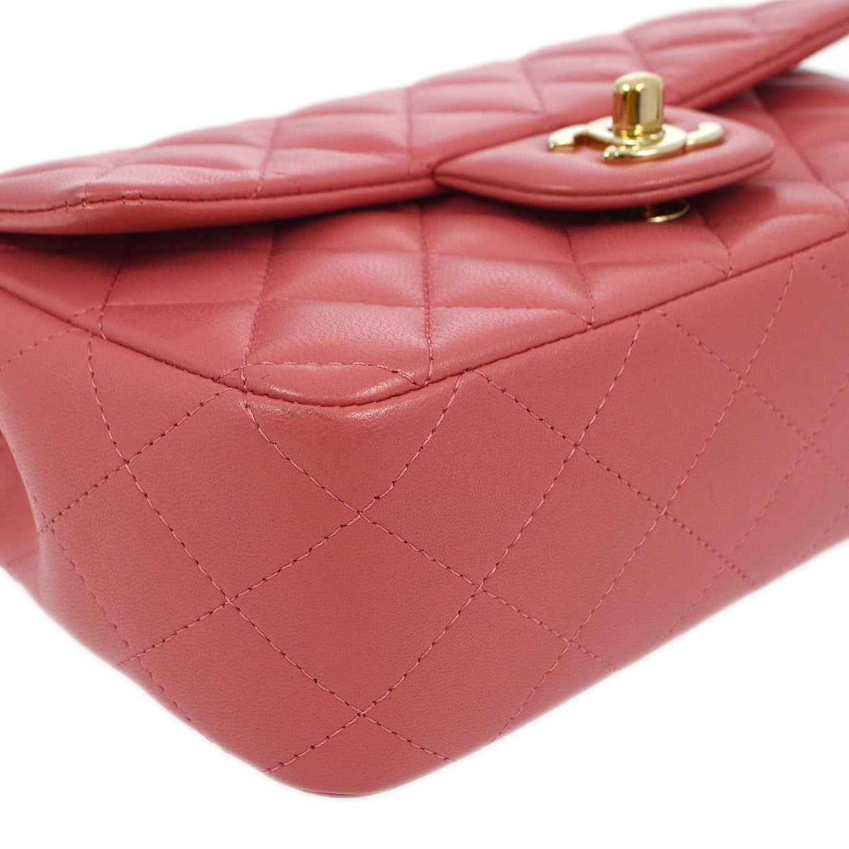 Chanel 2014 Lambskin Valentine Flap Shoulder Bag