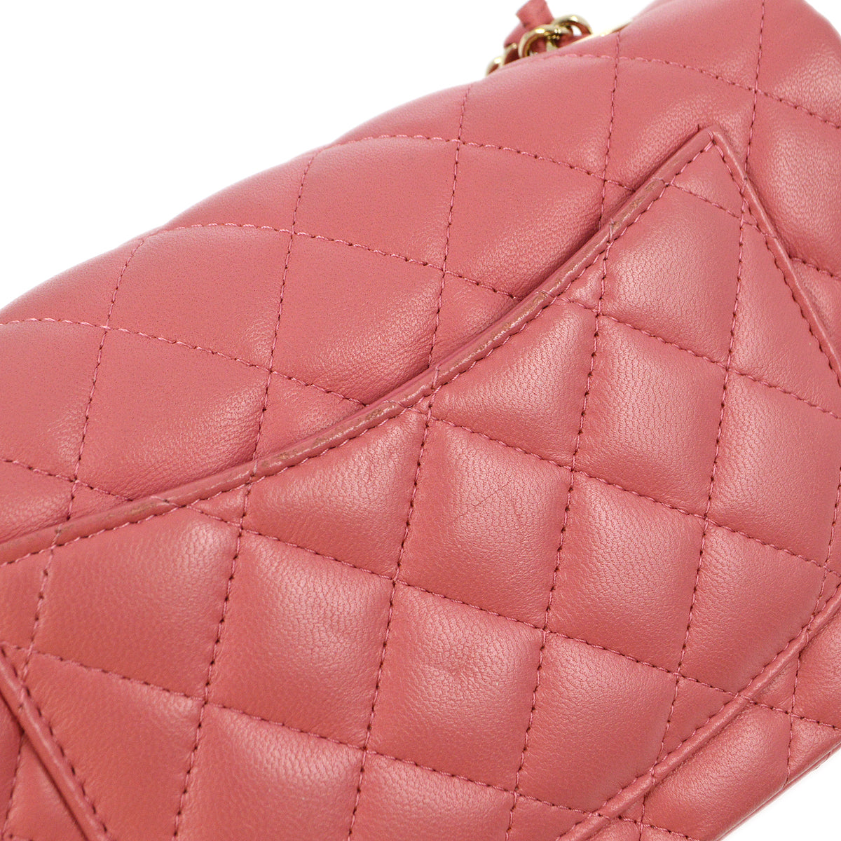 Chanel 2014 Lambskin Valentine Flap Shoulder Bag