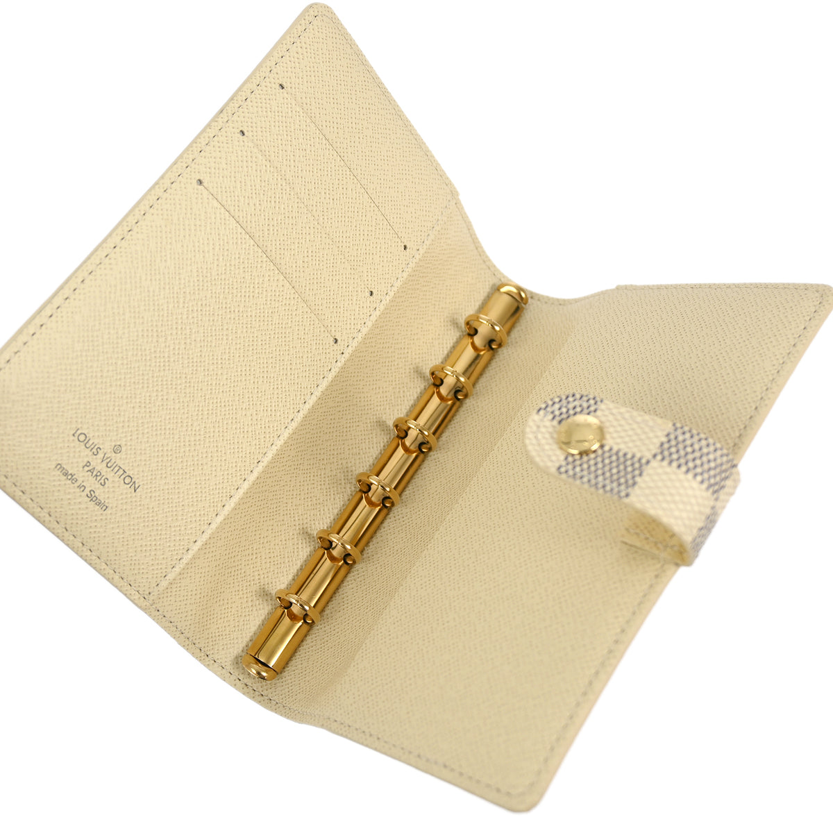 Louis Vuitton 2015 Damier Azur Agenda PM Note Book Cover R20706