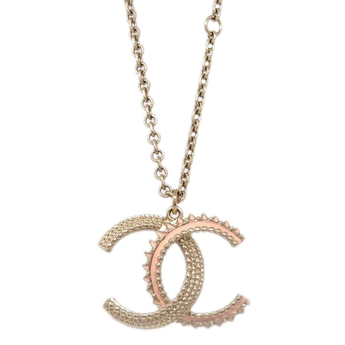 Chanel Gold CC Pendant Necklace B18C