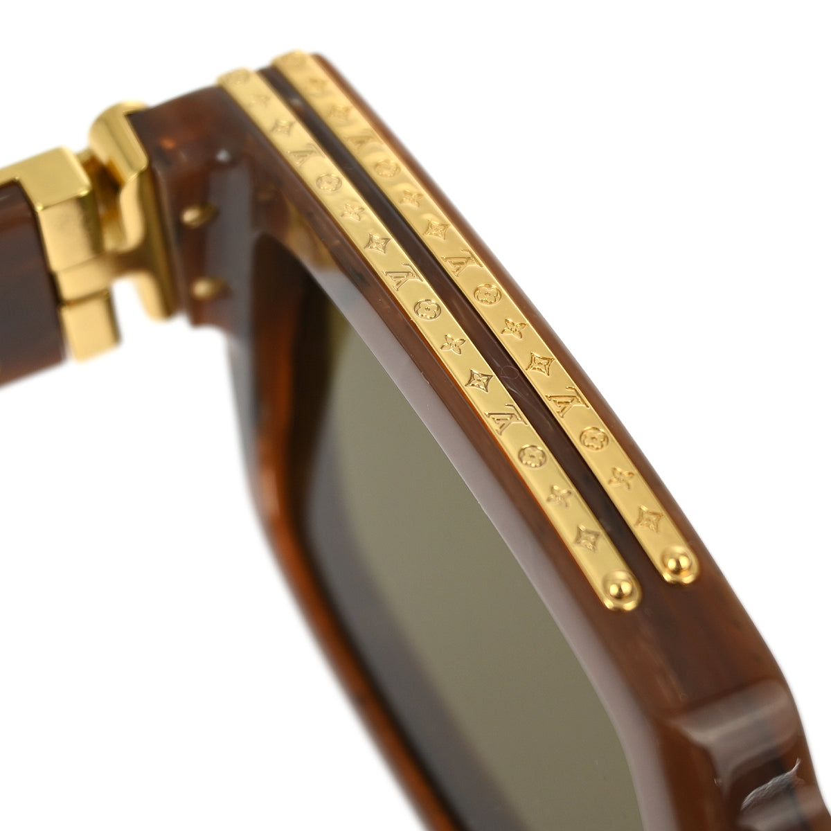 Louis Vuitton Sunglasses Eyewear Brown Small Good