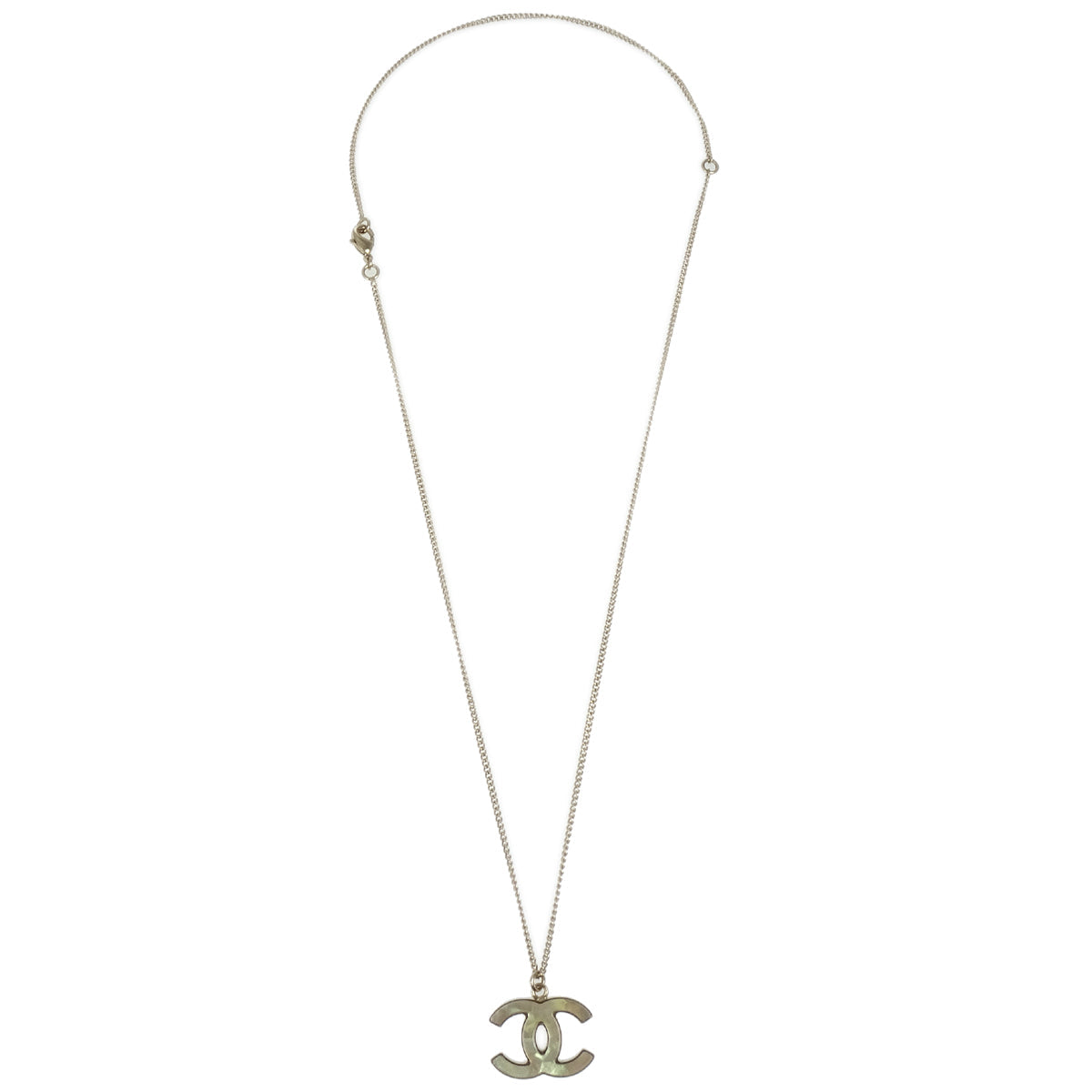 Chanel CC Chain Necklace Gold B11A