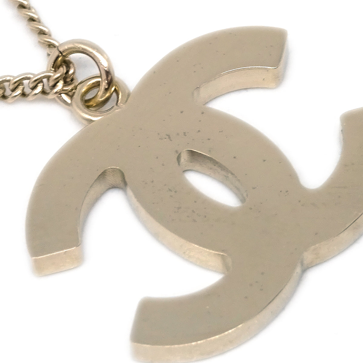 Chanel CC Chain Necklace Gold B11A