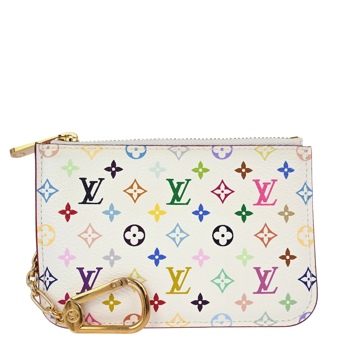 Louis Vuitton 2014 Multicolor Pochette Cles Coin Case Wallet M93734