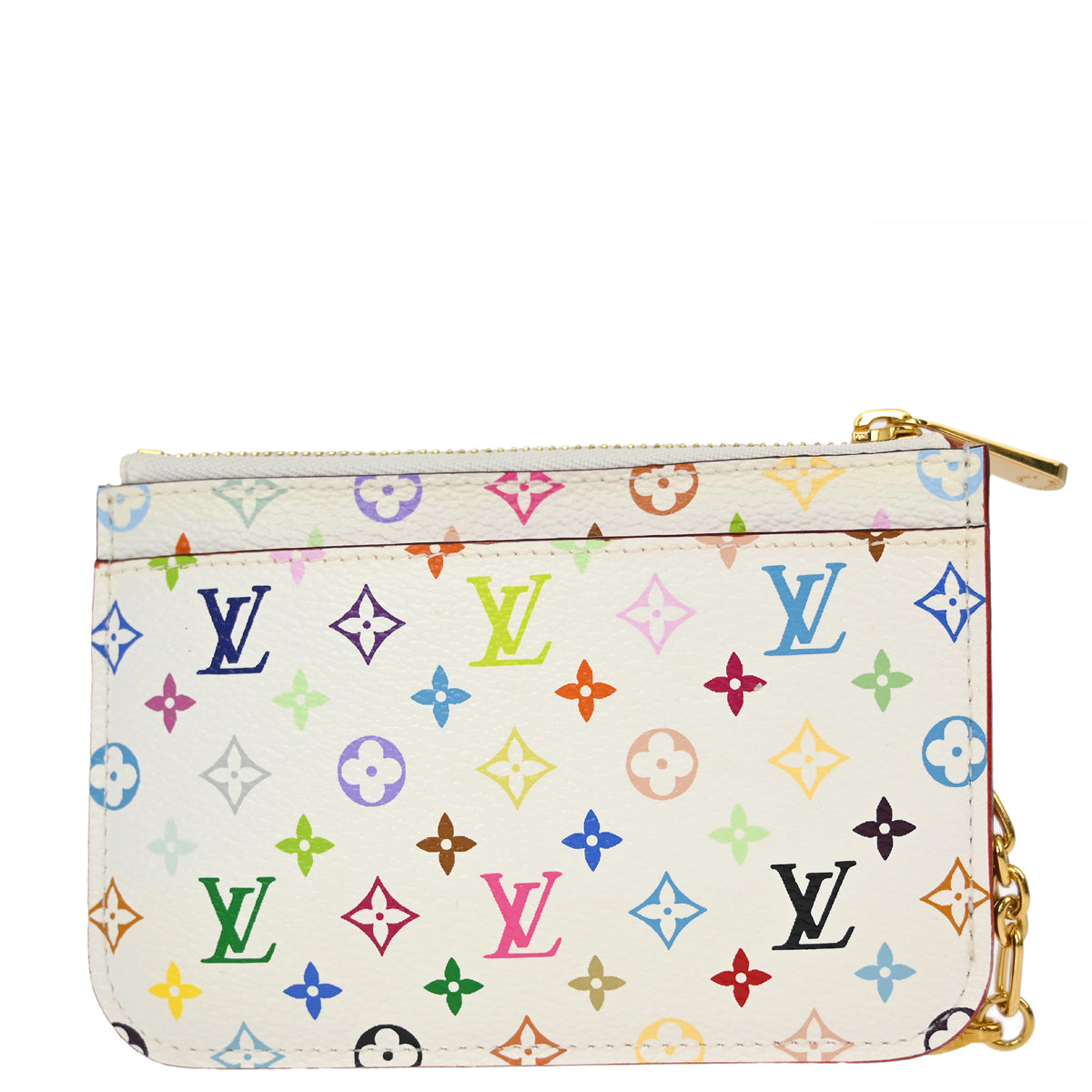 Louis Vuitton 2014 Multicolor Pochette Cles Coin Case Wallet M93734