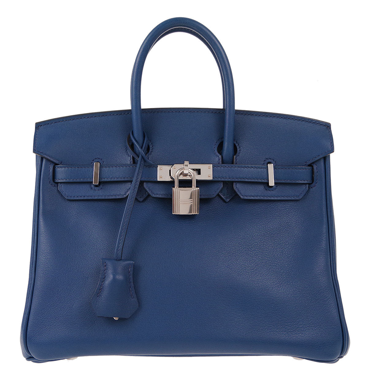 Hermes 2018 Blue Saphir Swift Birkin 25 Handbag