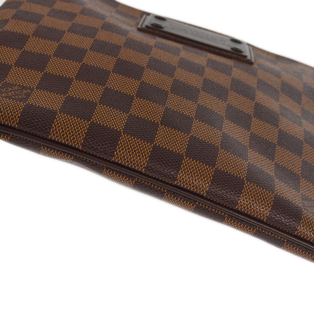 Louis Vuitton 2011 Damier Pochette Plat Brooklyn Shoulder Bag N41100