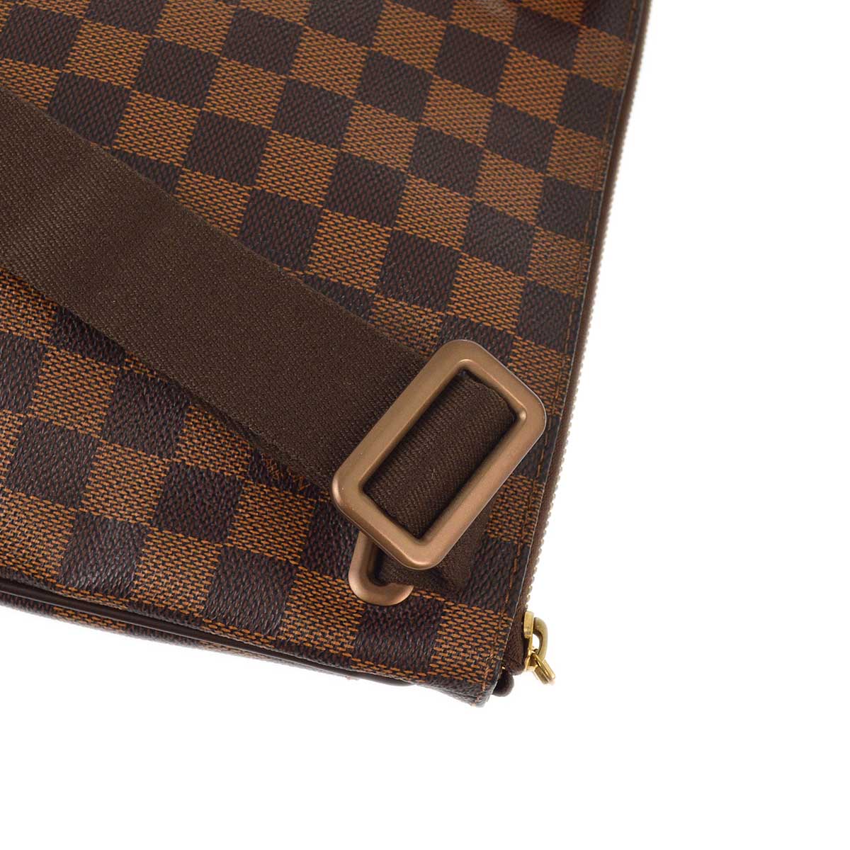 Louis Vuitton 2011 Damier Pochette Plat Brooklyn Shoulder Bag N41100