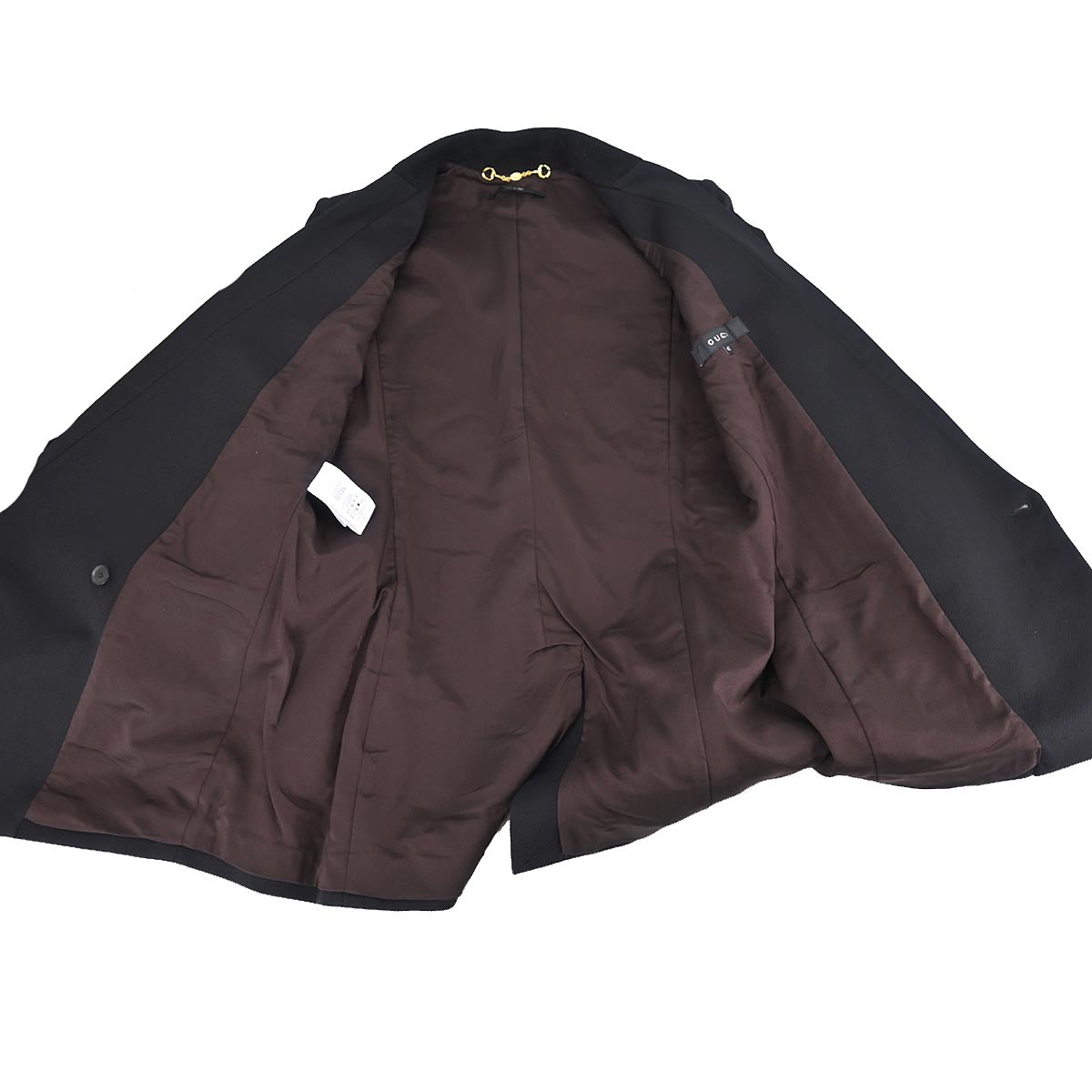 Gucci Zip Up Coat Black #40