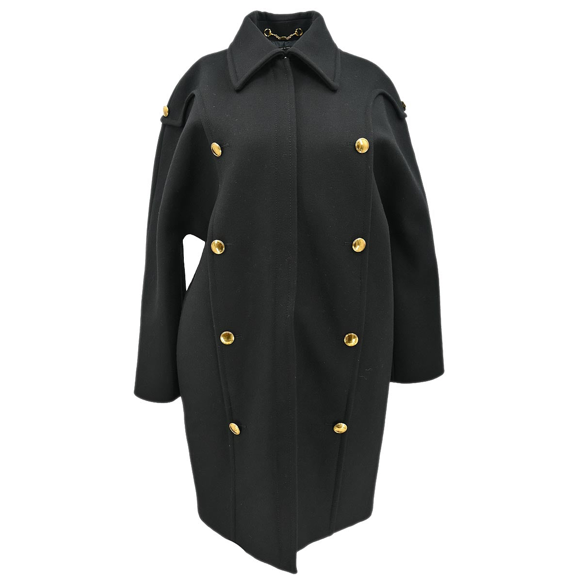 Gucci Zip Up Coat Black #40