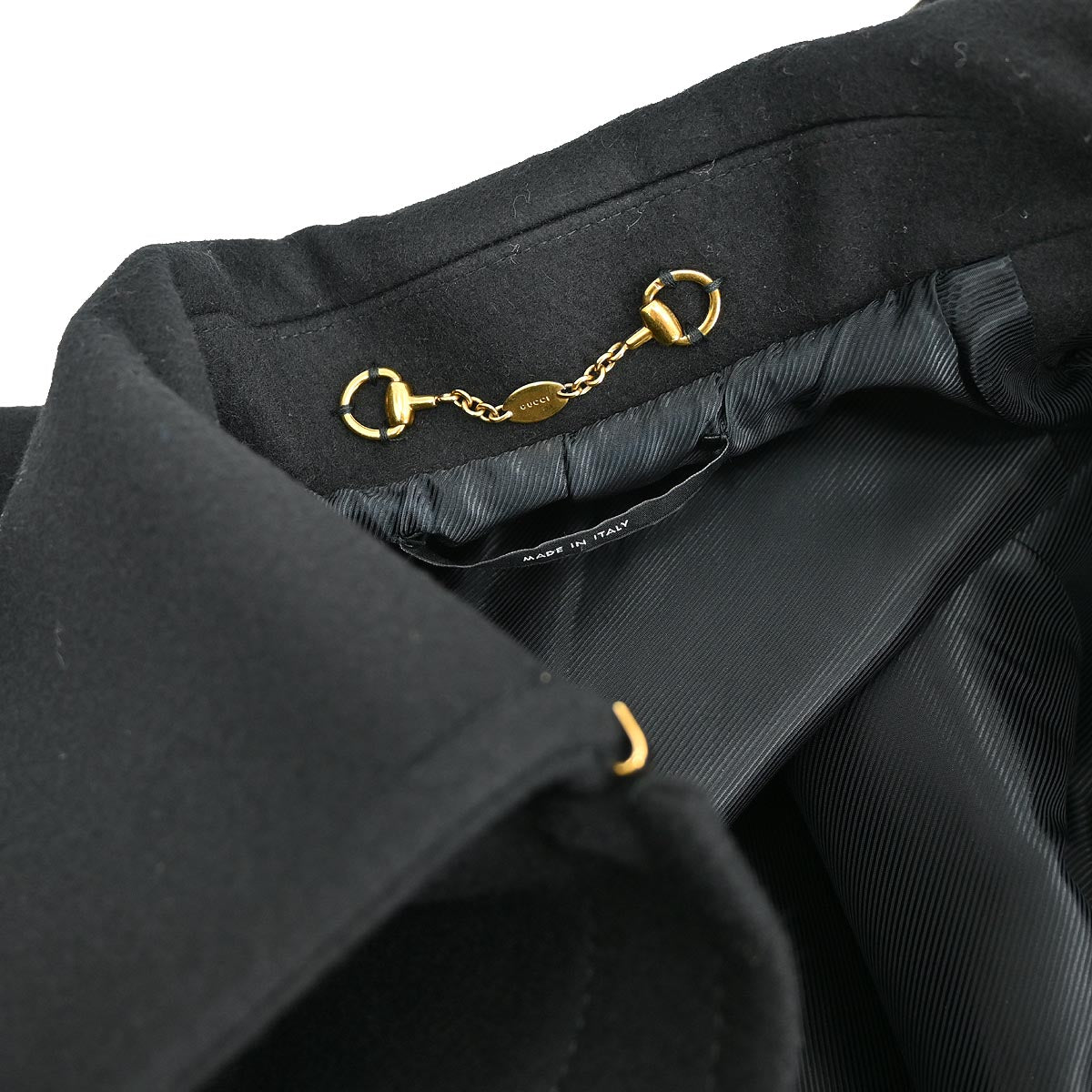 Gucci Zip Up Coat Black #40