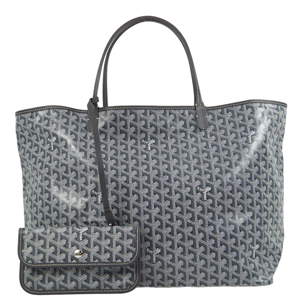 Goyard Gray St. Louis GM Tote Handbag