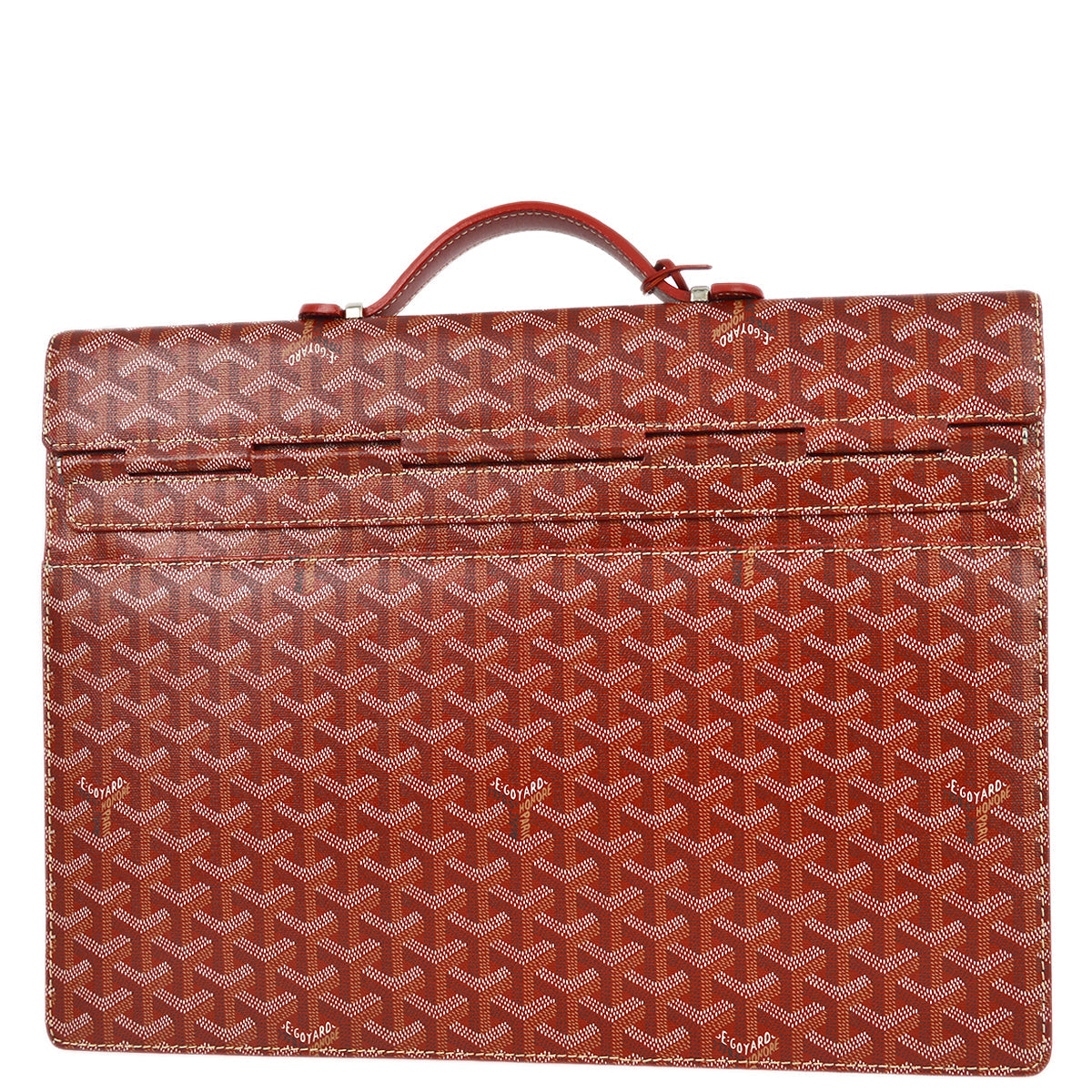 Goyard Red Chypre Briefcase