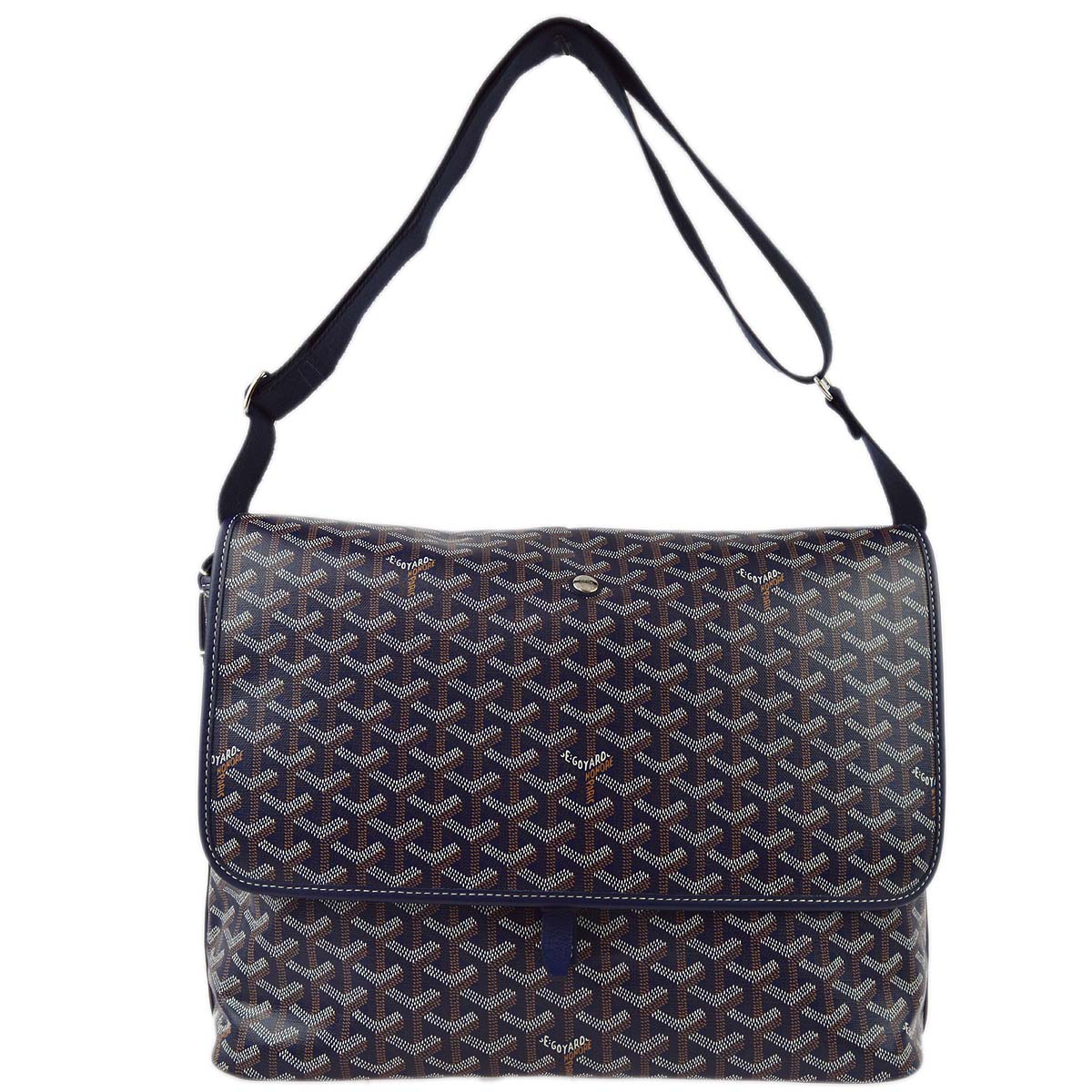 Goyard Blue Capetien MM Messenger Bag