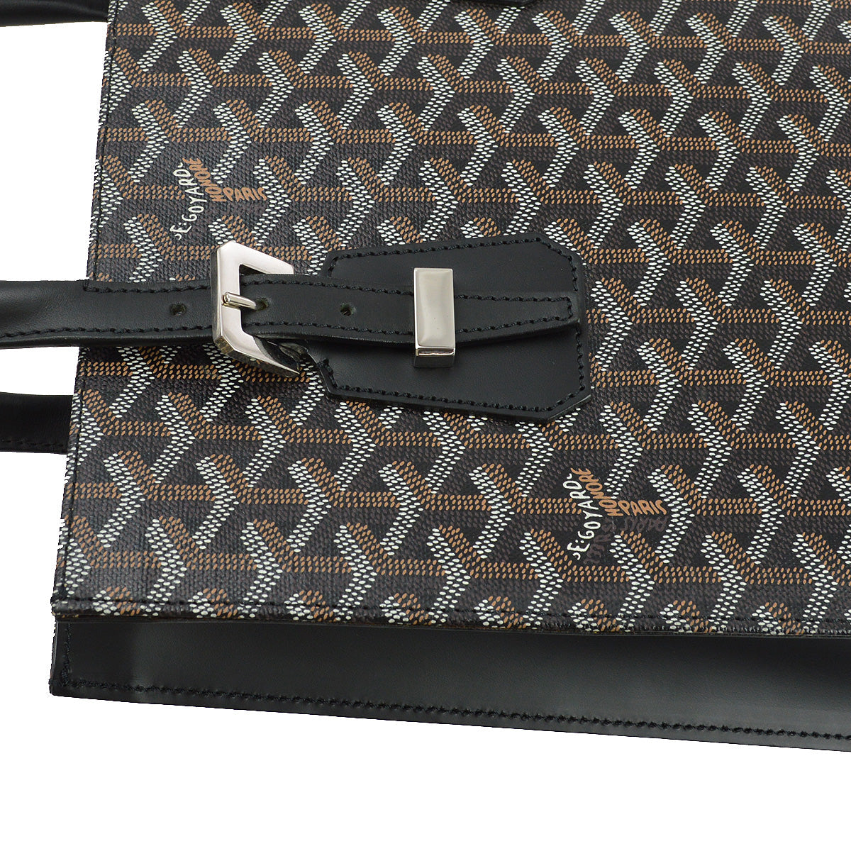 Goyard Black Comores PM Tote Handbag