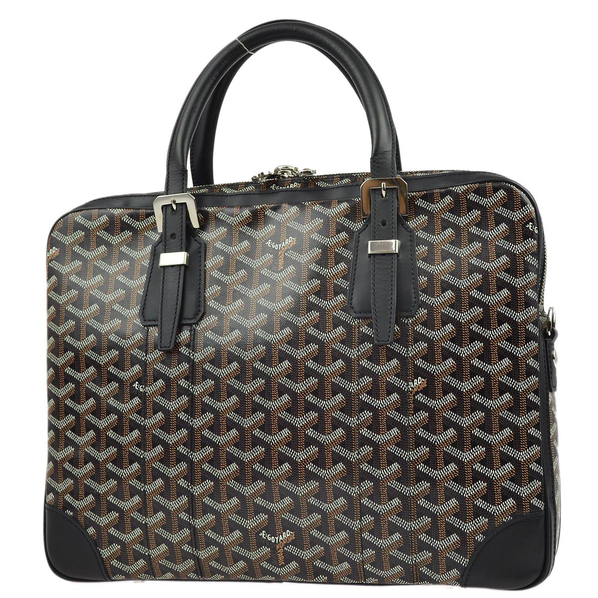 Goyard Black Ambassade PM Briefcase Business Handbag