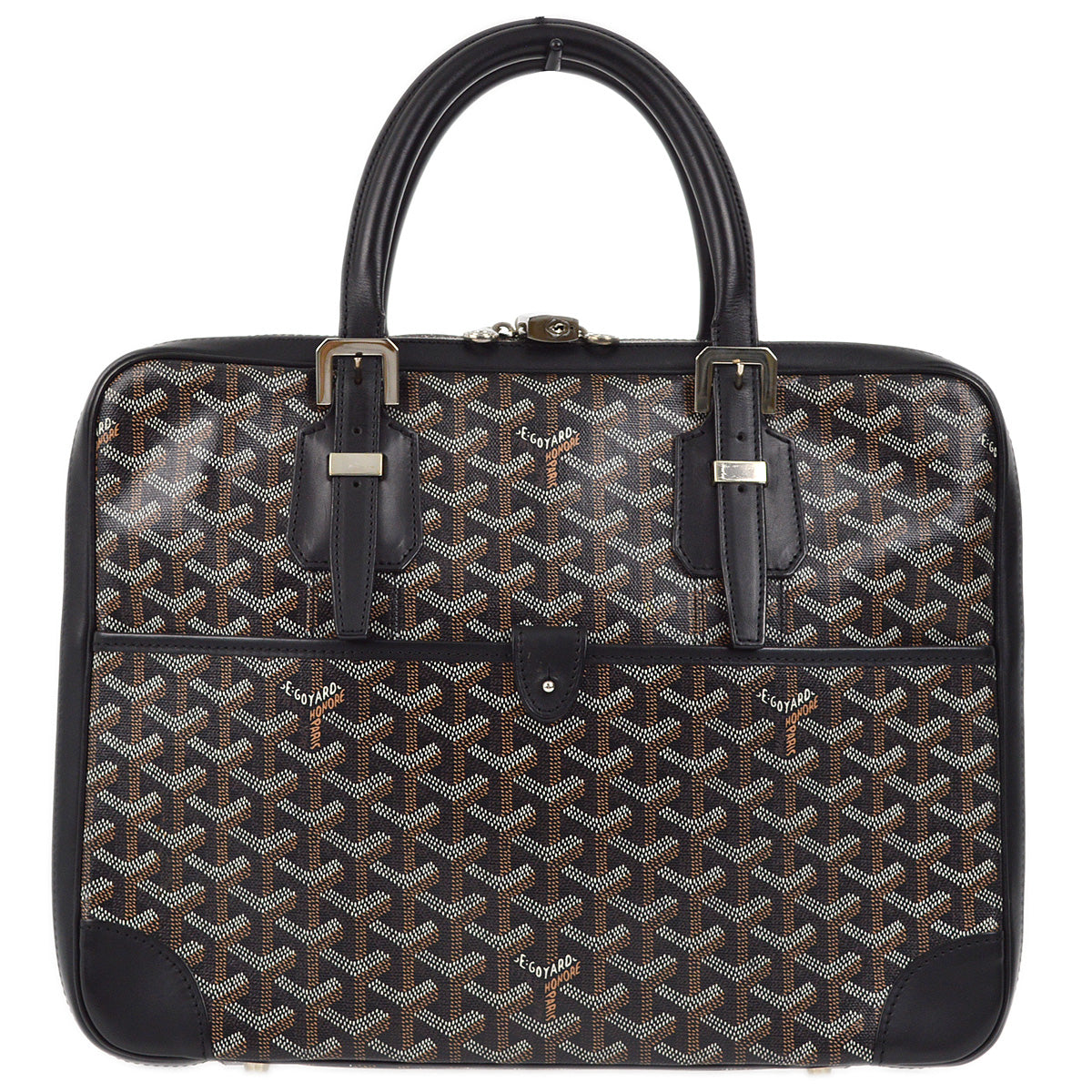 Goyard Black Diplomat Briefcase Business Handbag