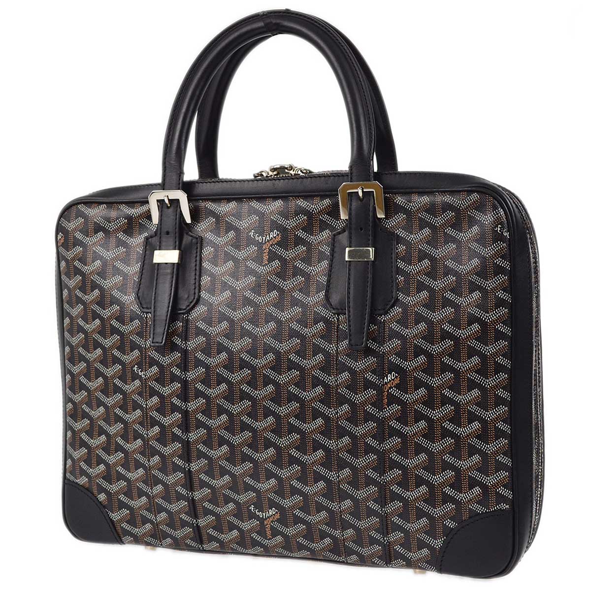 Goyard Black Diplomat Briefcase Business Handbag