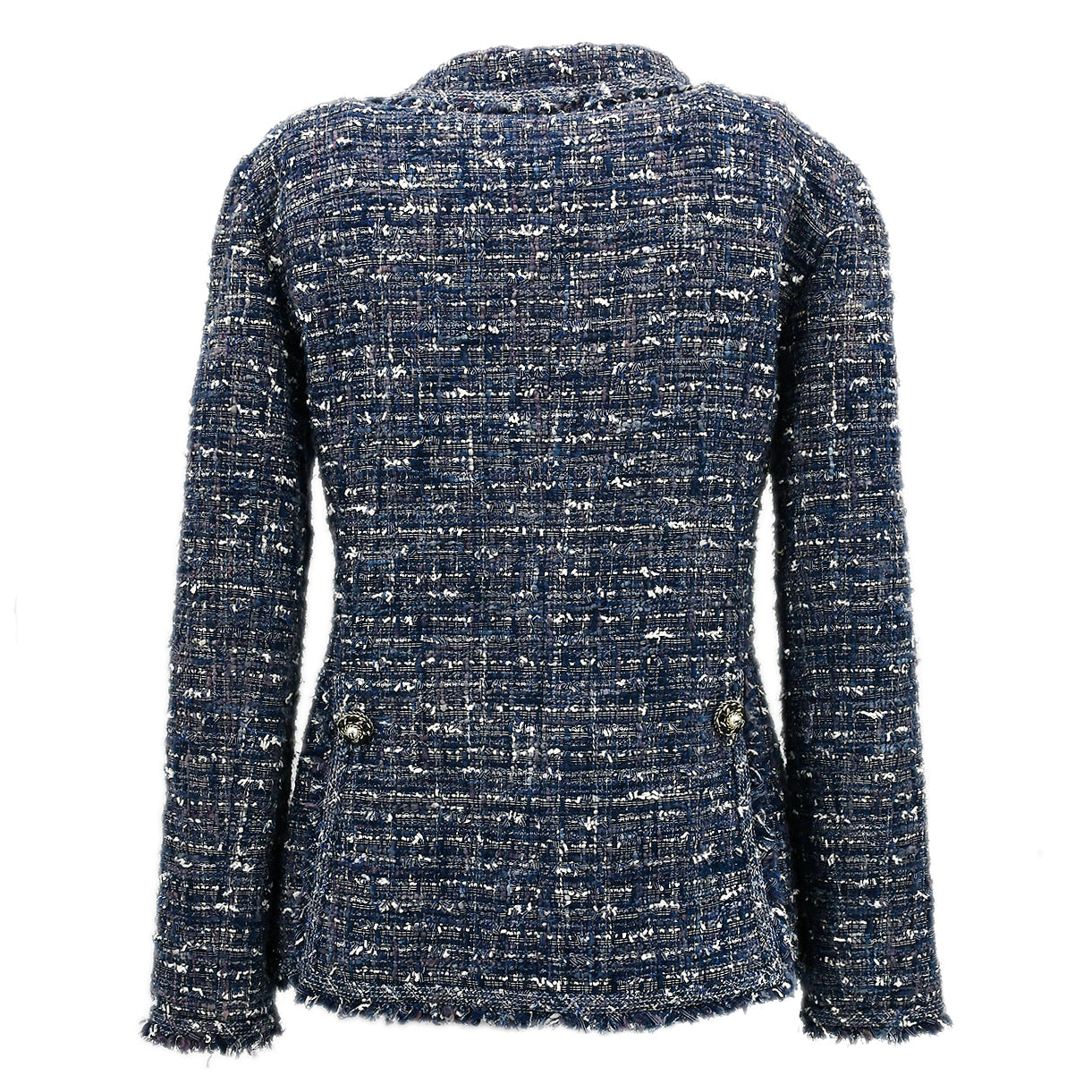 Chanel 2010 Single Breasted Jacket Navy #38