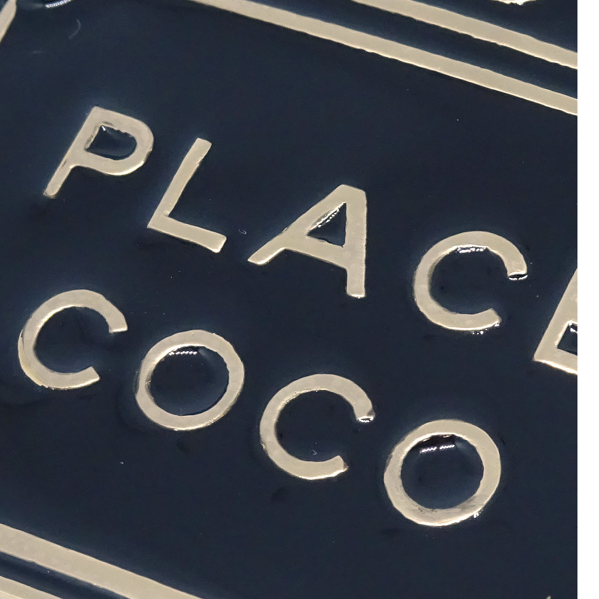 Chanel Place Coco Brooch Pin Black B15S