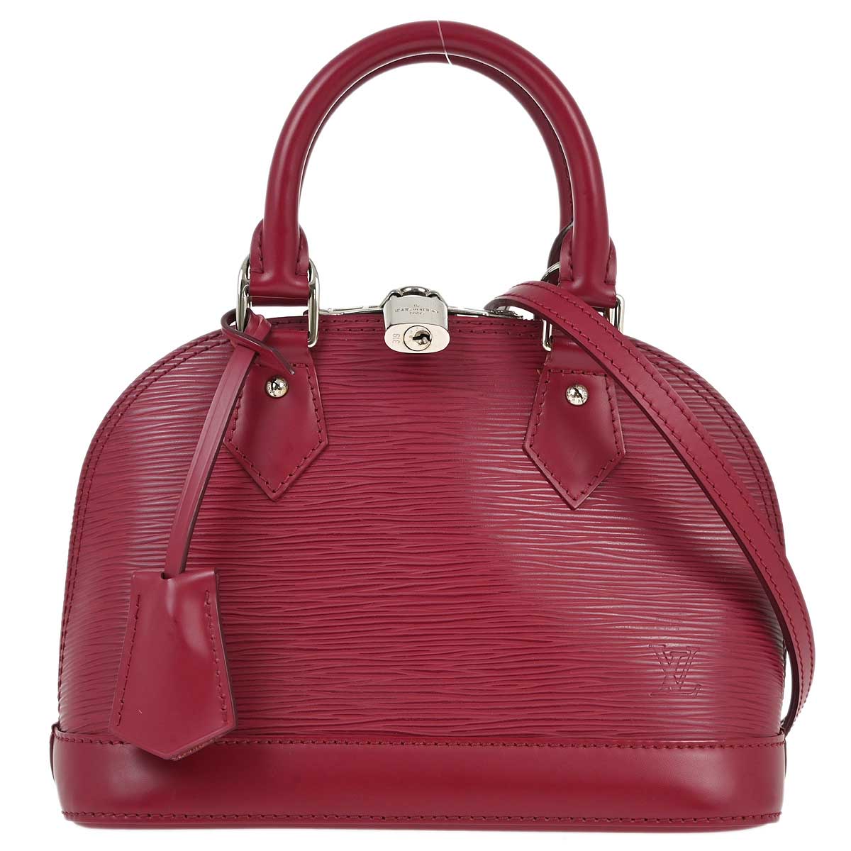 Louis Vuitton 2013 Fuchsia Epi Alma BB 2way Handbag M40851