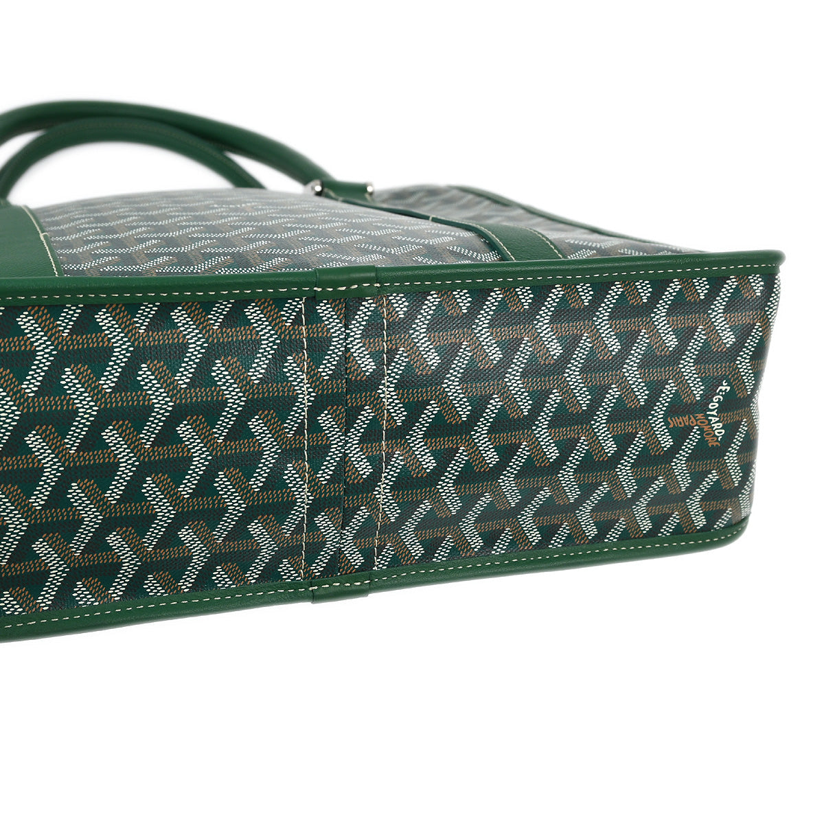 Goyard Green Bourgogne Tote Handbag