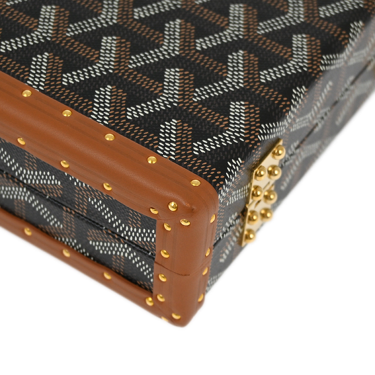 Goyard Brown Minaudiere Trunk Bag Shoulder Bag