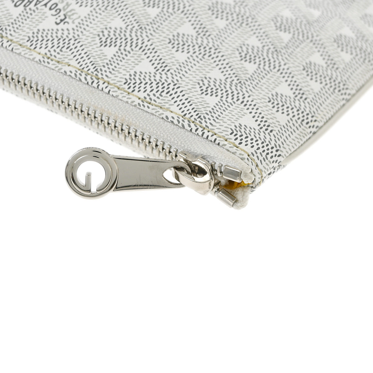 Goyard White Senat GM Clutch Bag