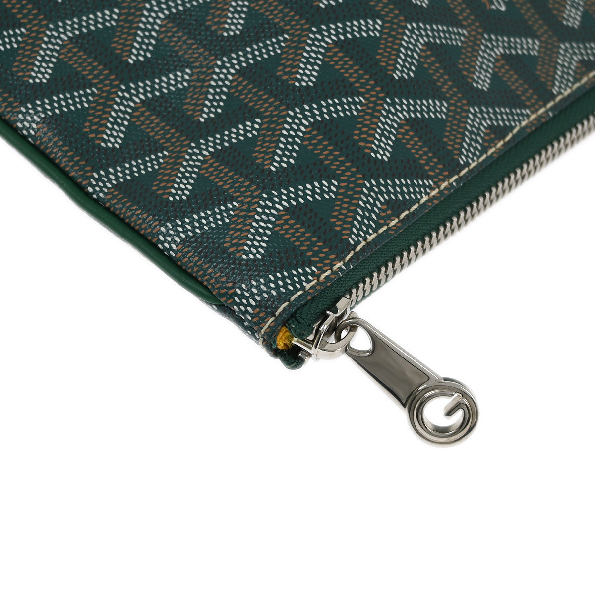 Goyard Green Senat GM Clutch Bag