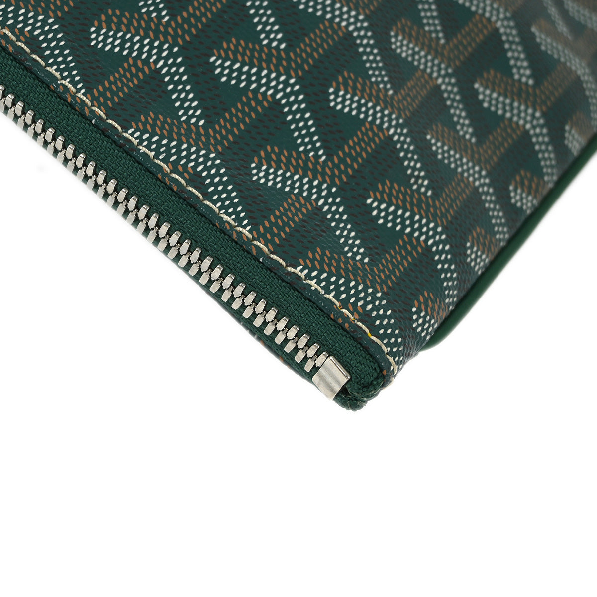 Goyard Green Senat GM Clutch Bag