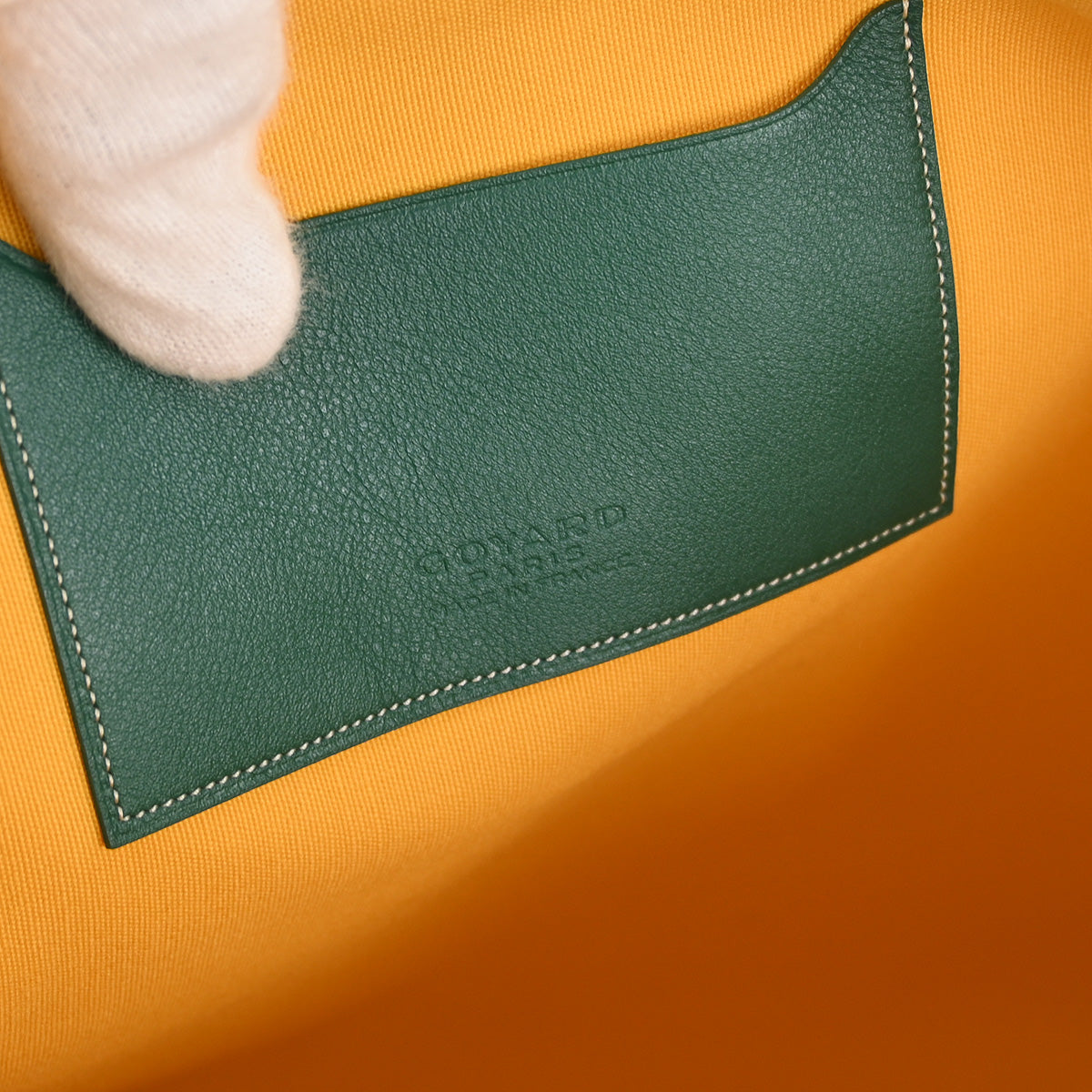 Goyard Green Senat GM Clutch Bag