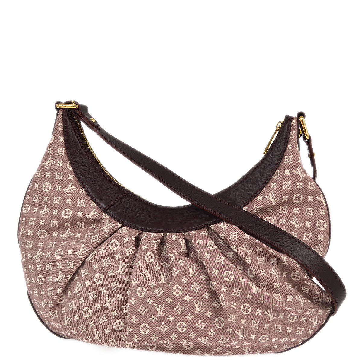 Louis Vuitton 2010 Bordeaux Monogram Idylle Rhapsody MM Hobo M40405