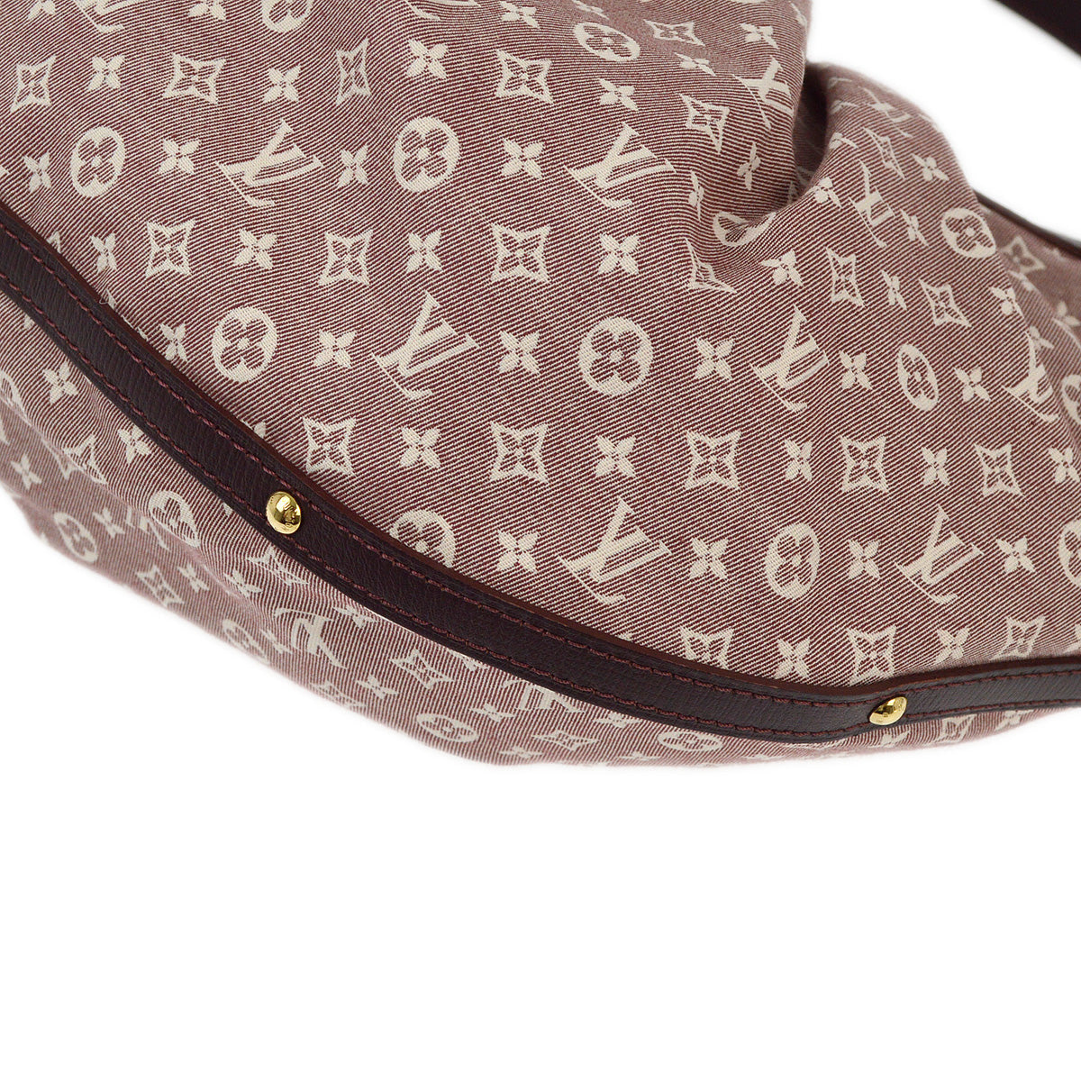 Louis Vuitton 2010 Bordeaux Monogram Idylle Rhapsody MM Hobo M40405