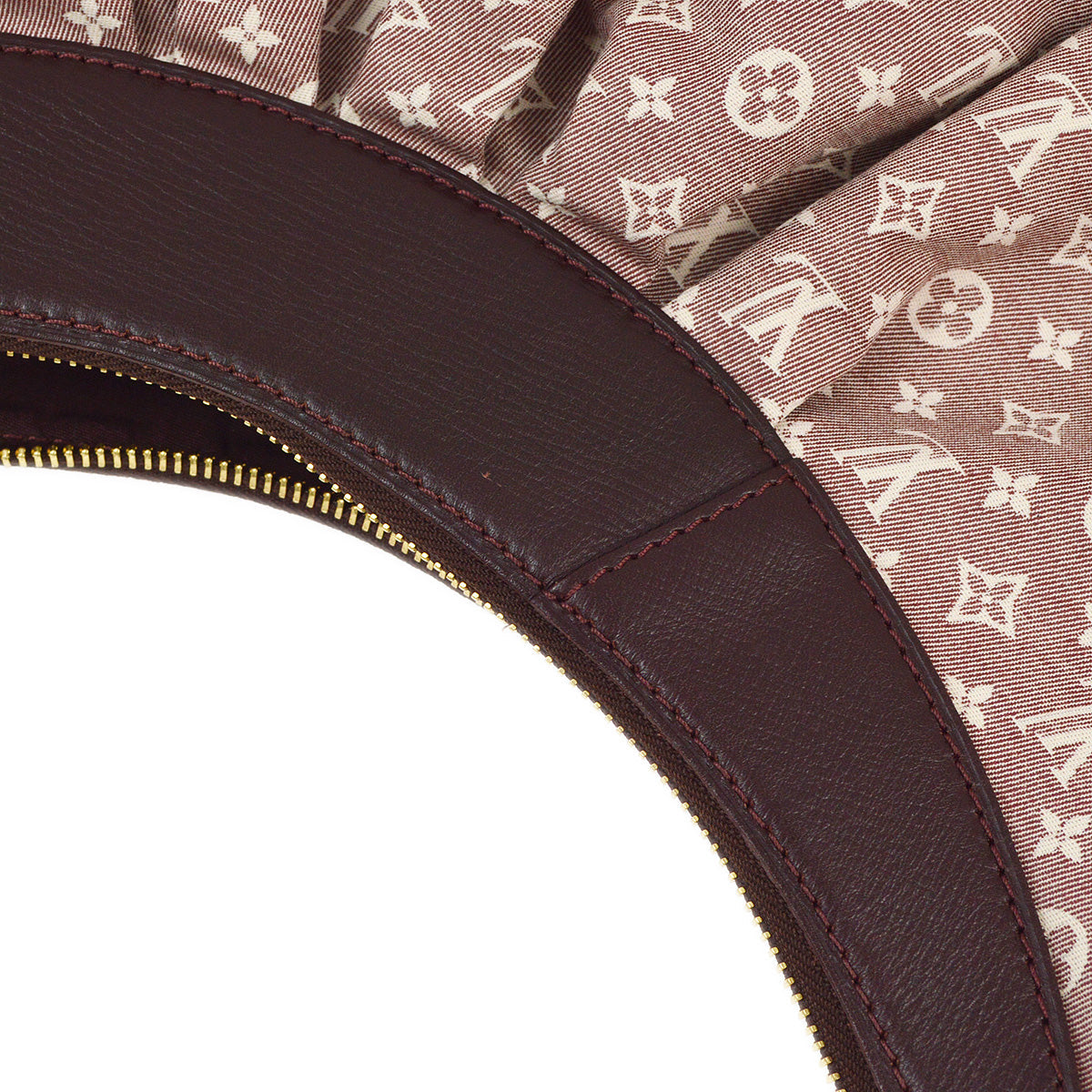 Louis Vuitton 2010 Bordeaux Monogram Idylle Rhapsody MM Hobo M40405