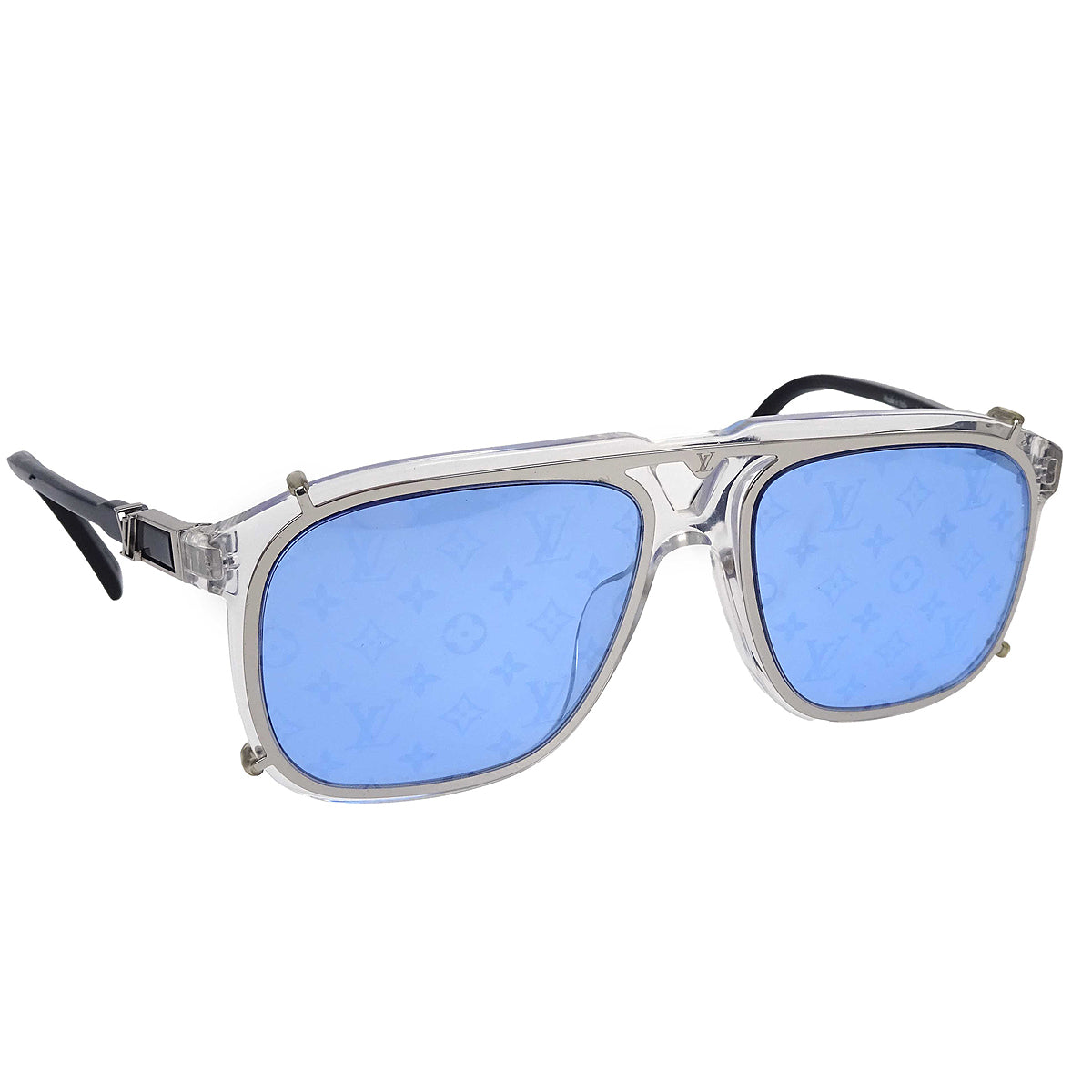 Louis Vuitton Sunglasses Eyewear Blue Small Good