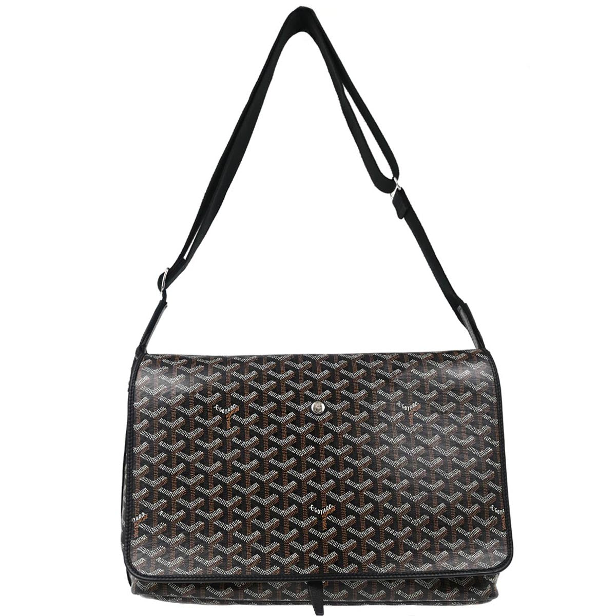 Goyard 2020 Black Capetien MM Messenger Shoulder Bag