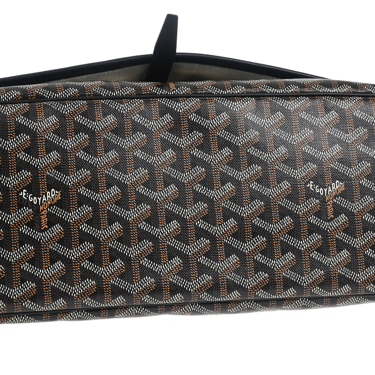 Goyard Black Capetien MM Messenger Shoulder Bag