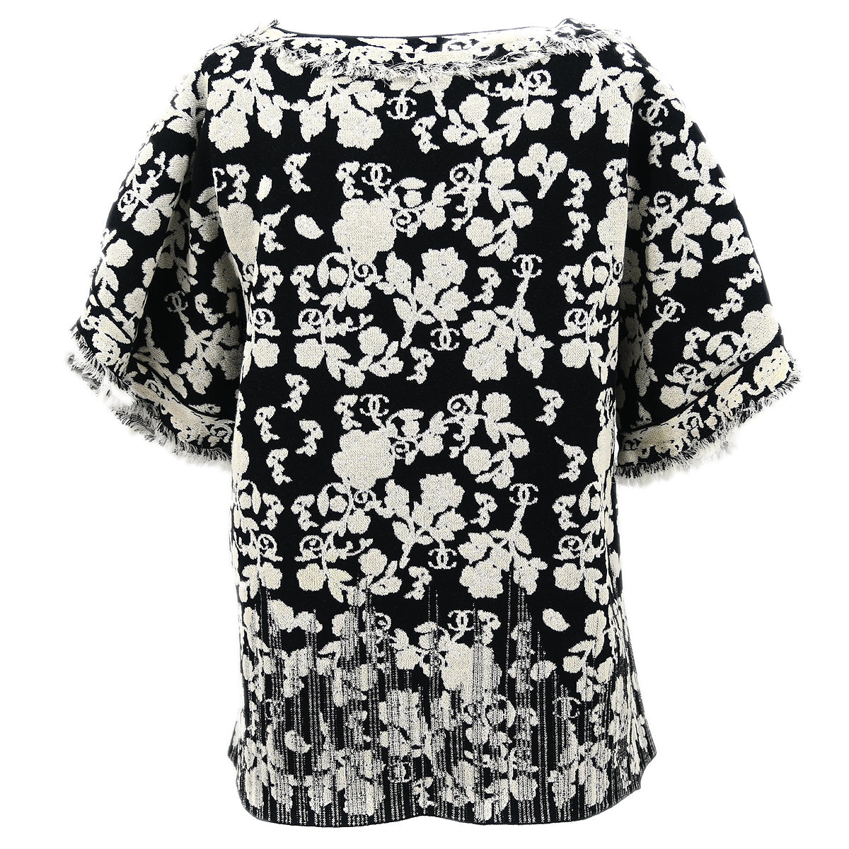 Chanel Short Sleeve Top Black #40