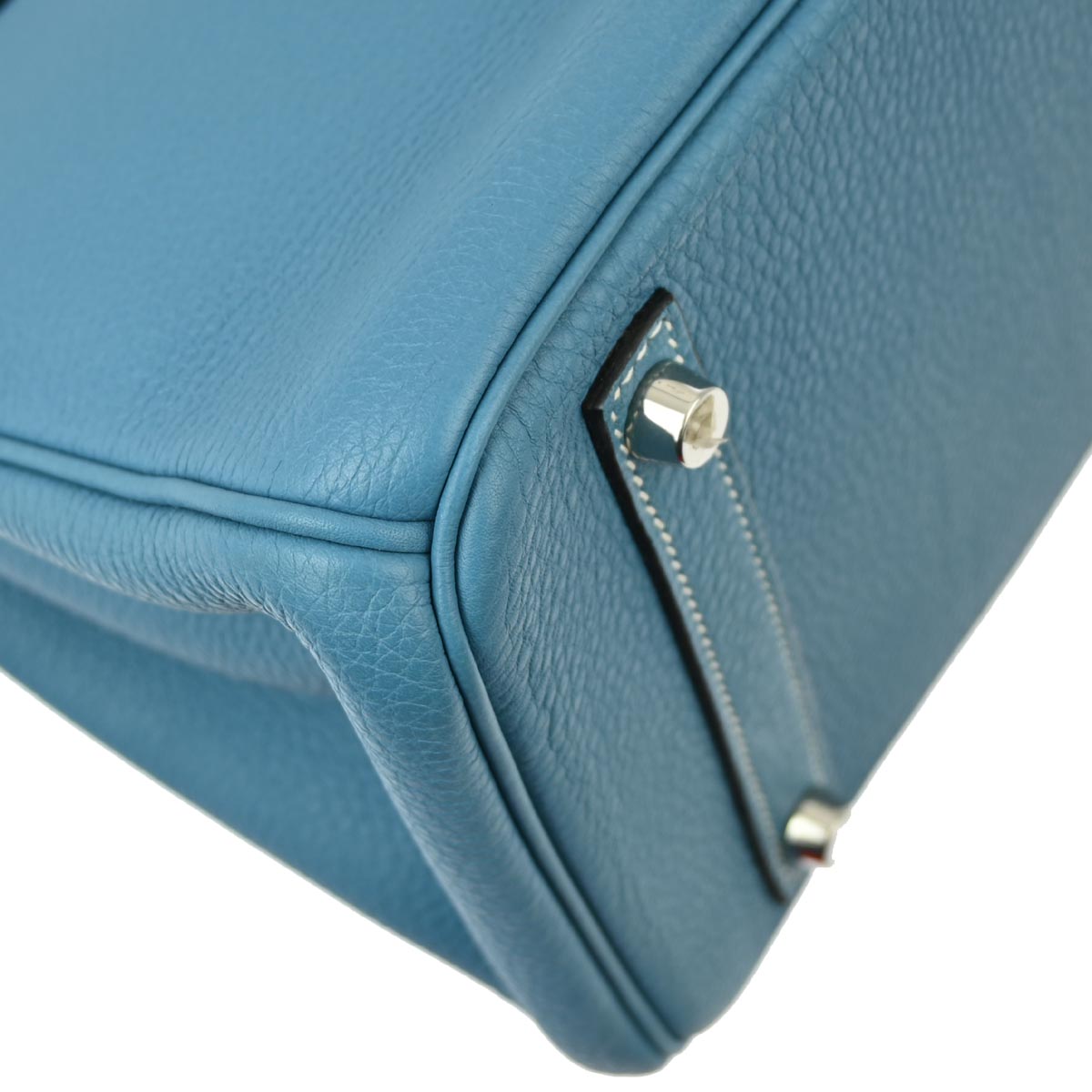 Hermes 2010 Blue Jean Togo Birkin 30 Handbag