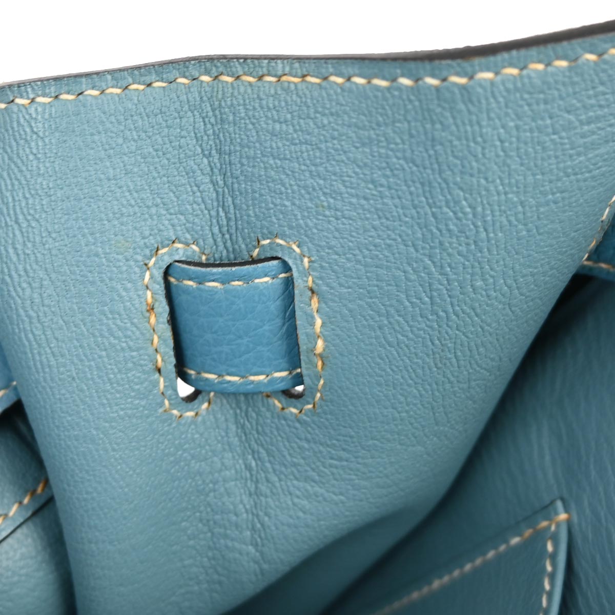 Hermes 2010 Blue Jean Togo Birkin 30 Handbag