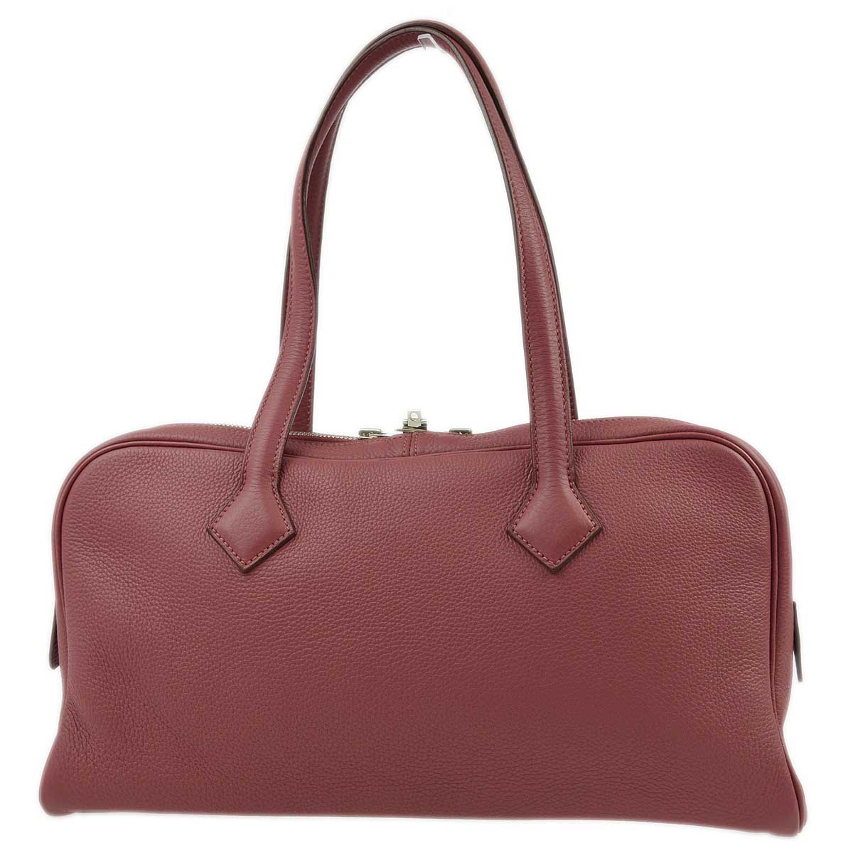 Hermes 2011 Bois De Rose Taurillon Clemence Victoria Elan 38 Handbag