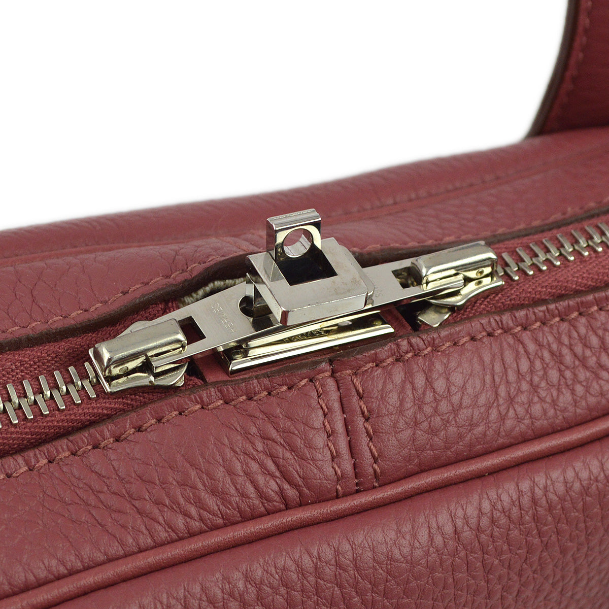 Hermes 2011 Bois De Rose Taurillon Clemence Victoria Elan 38 Handbag