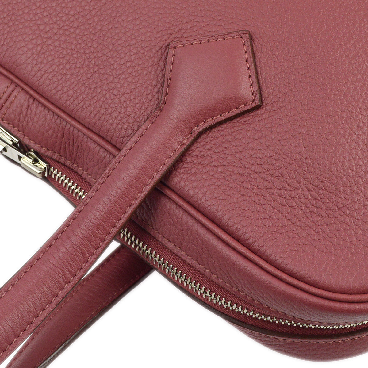 Hermes 2011 Bois De Rose Taurillon Clemence Victoria Elan 38 Handbag