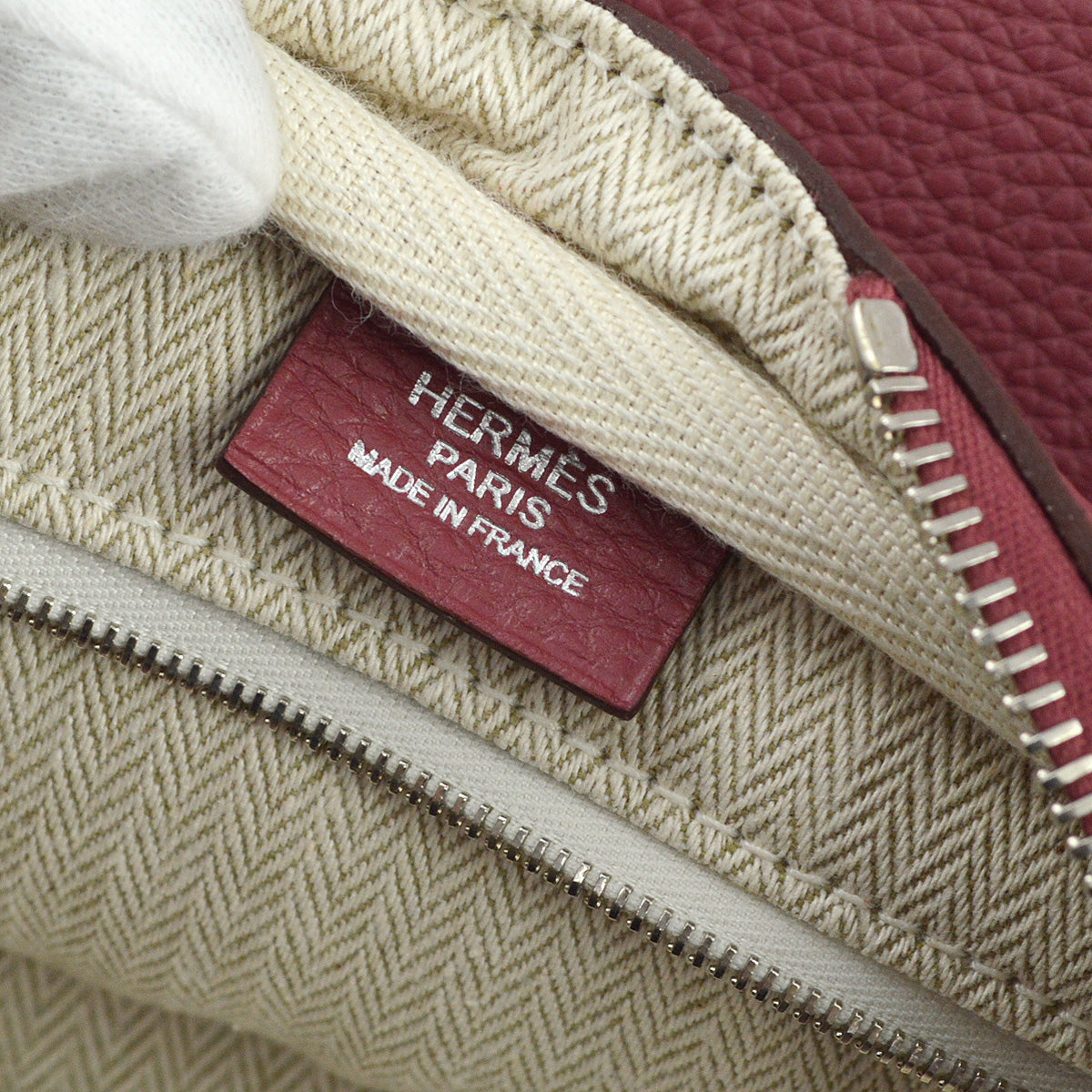 Hermes 2011 Bois De Rose Taurillon Clemence Victoria Elan 38 Handbag