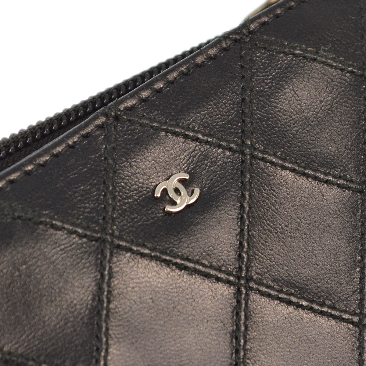 Chanel 2010-2011 Black Lambskin Bicolore Chain Handbag