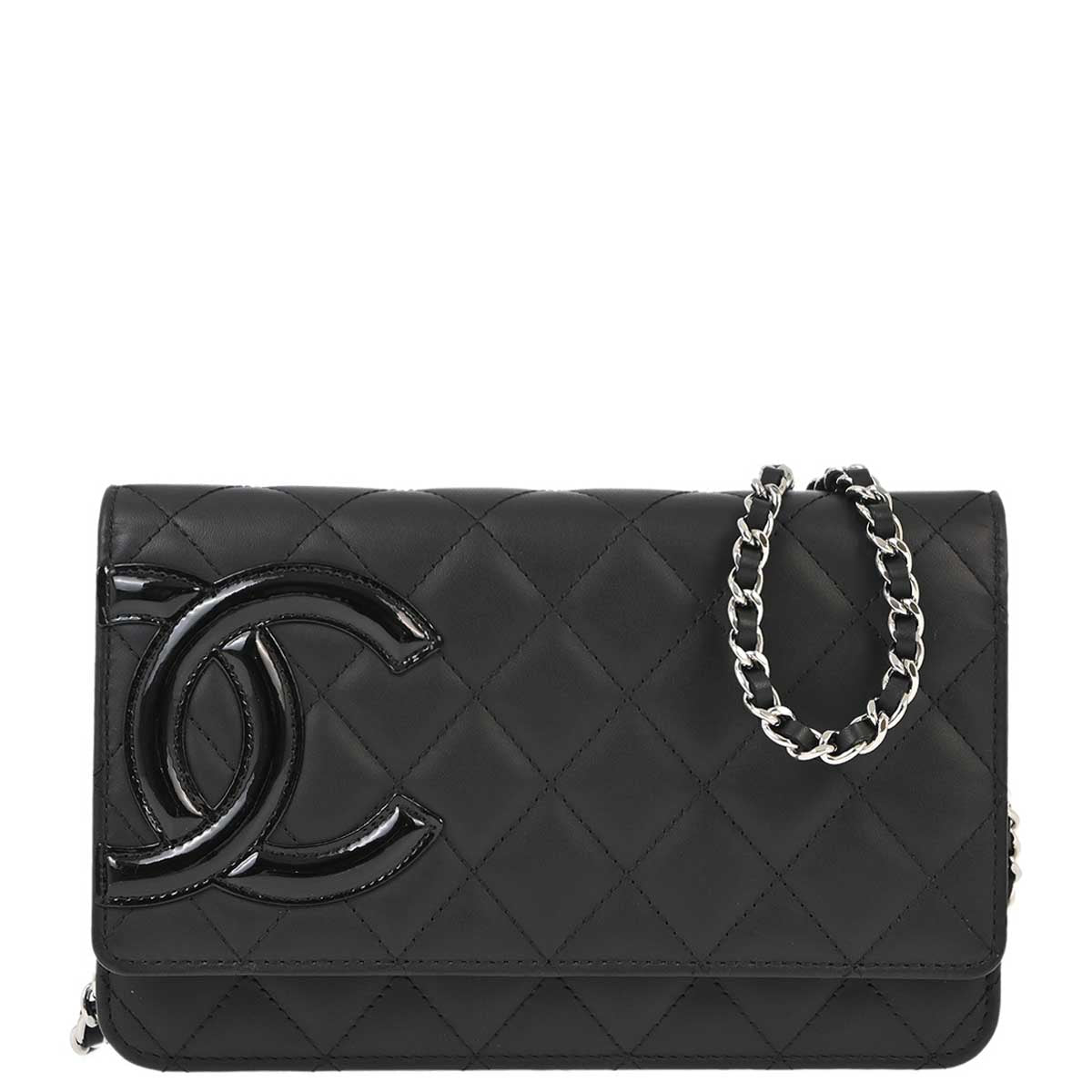 Chanel 2015-2016 Black Calfskin Cambon Ligne WOC