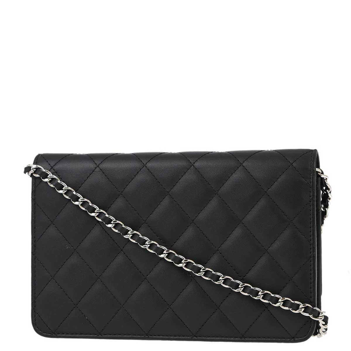 Chanel 2015-2016 Black Calfskin Cambon Ligne WOC