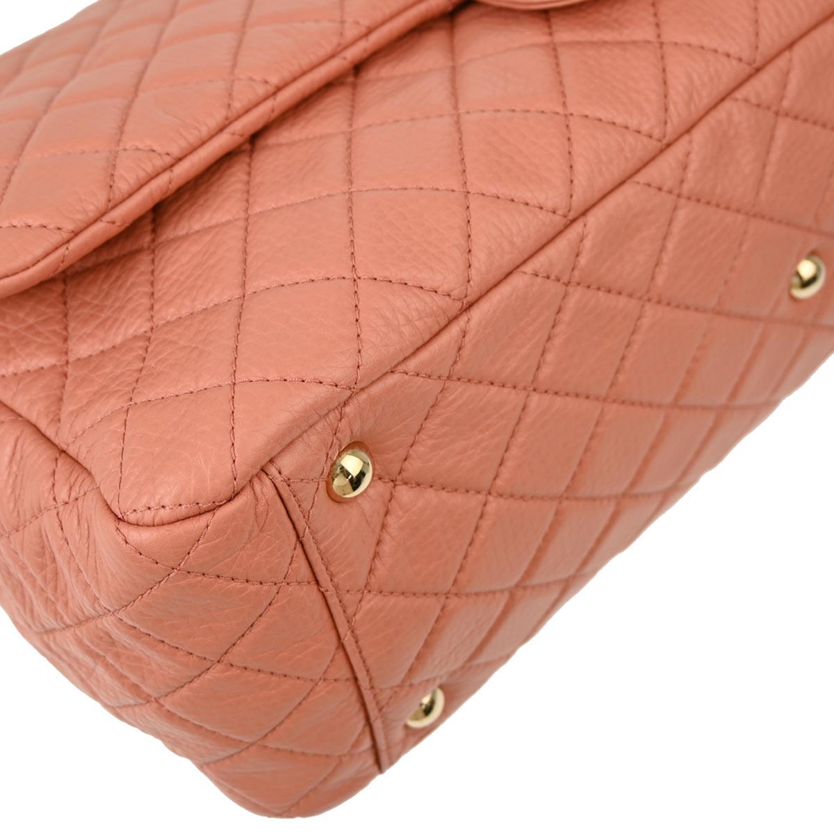 Chanel Pink Calfskin XXL Single Flap Shoulder Bag