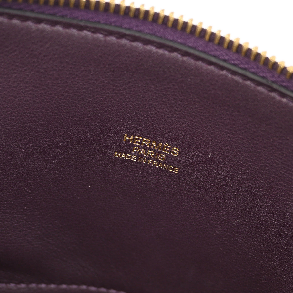 Hermes 2019 Purple Taurillon Clemence Bolide 31 2way Shoulder Handbag