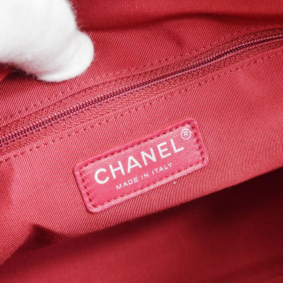 Chanel 2017 Blue Black Suede Medium Lambskin Gabrielle Shoulder Bag